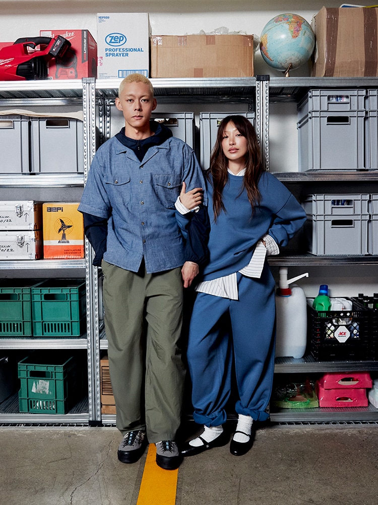 다샤&조나단 커플 유니클로 스타일링