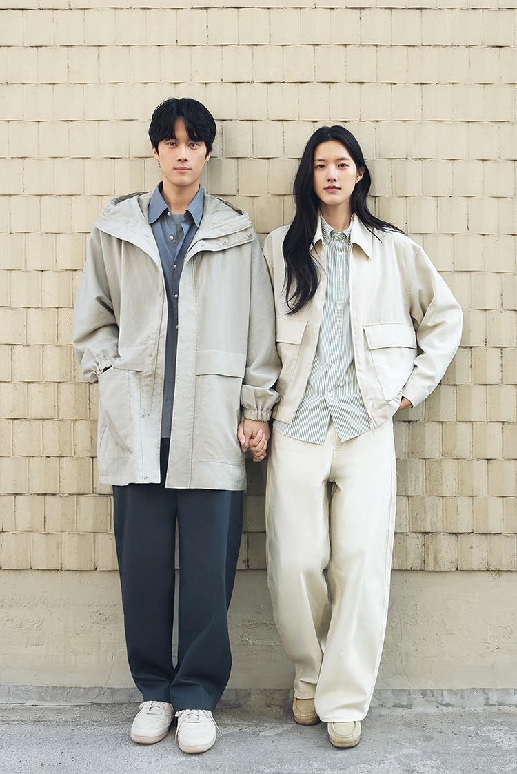 신우재 & 문지원커플 유니클로 봄신상 추천 코디