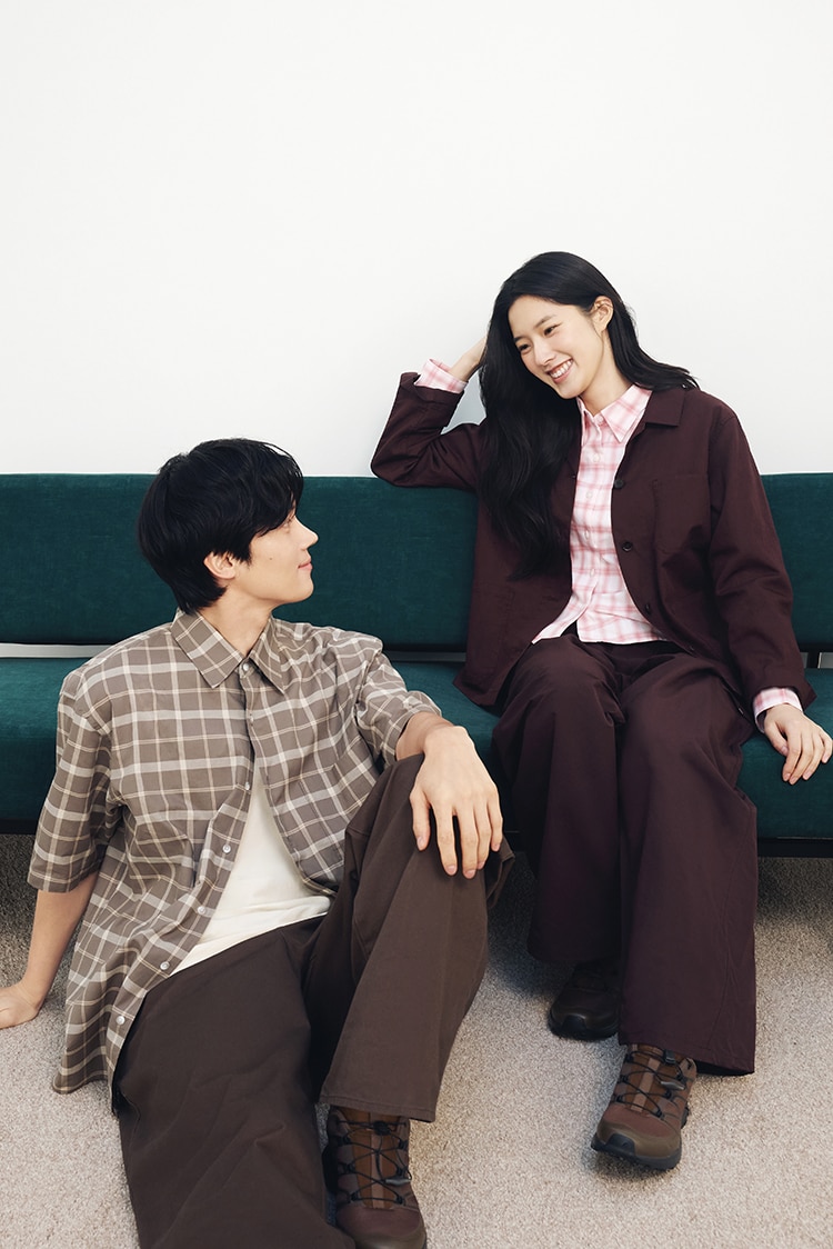 신우재 & 문지원커플 유니클로 봄신상 추천 코디