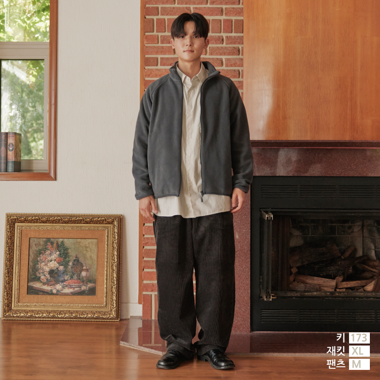 후리스풀집재킷 스타일힌트유니클로