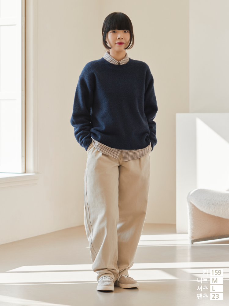 수플레얀크루넥스웨터 스타일힌트유니클로