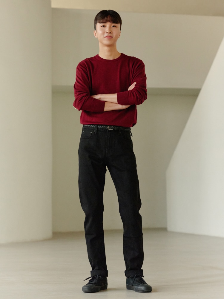 스트레치셀비지
슬림핏진 스타일힌트유니클로