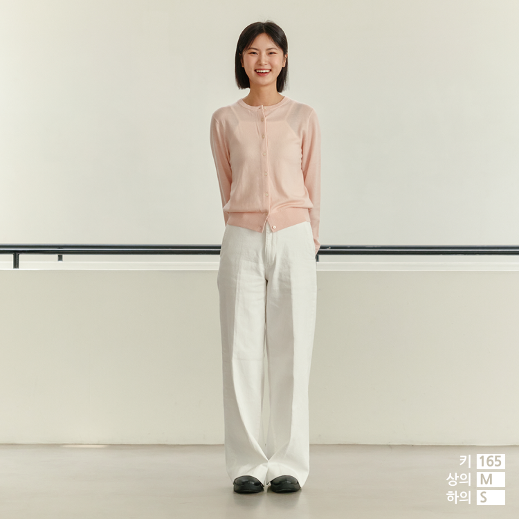 메리노 크루넥 가디건 스타일힌트유니클로