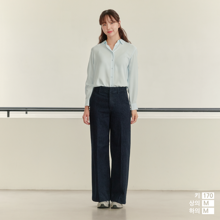 레이온블라우스 스타일힌트유니클로