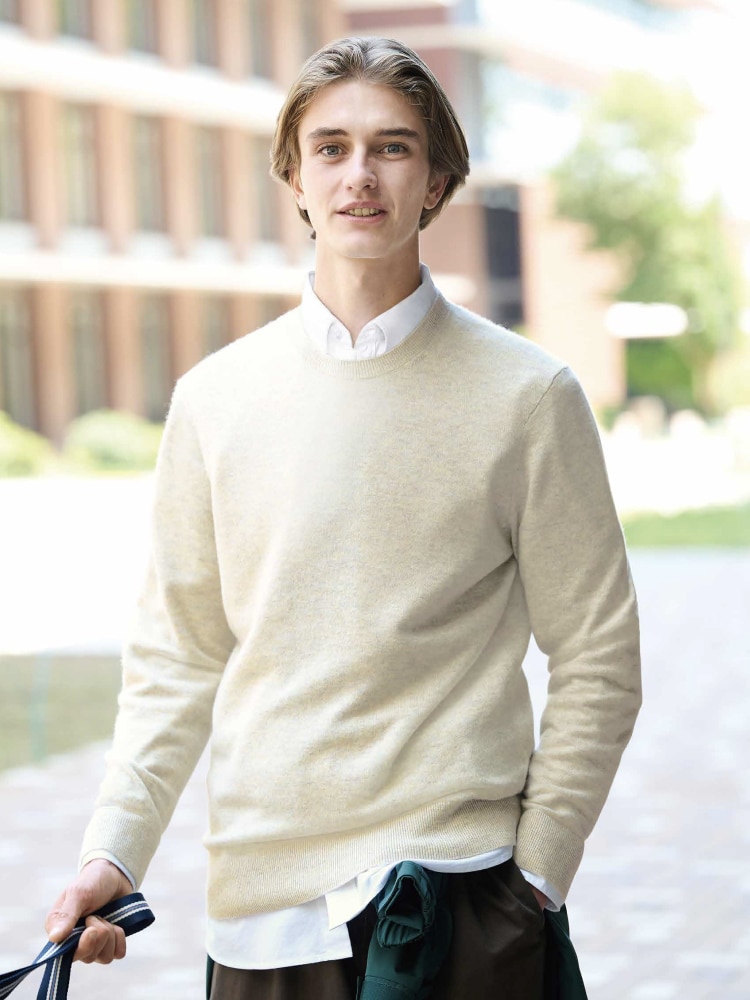 유니클로 캐시미어 겨울 니트