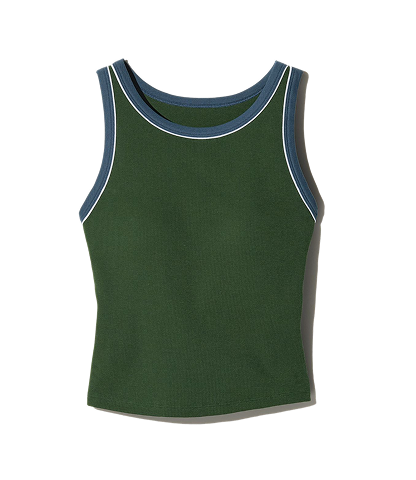 립 크롭 브라탑 (링거)