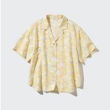 리넨 블렌드 볼륨 블라우스