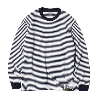 AIRism코튼스트라이프T(긴팔)