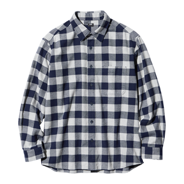 플란넬셔츠(긴팔·레귤러칼라)체크G