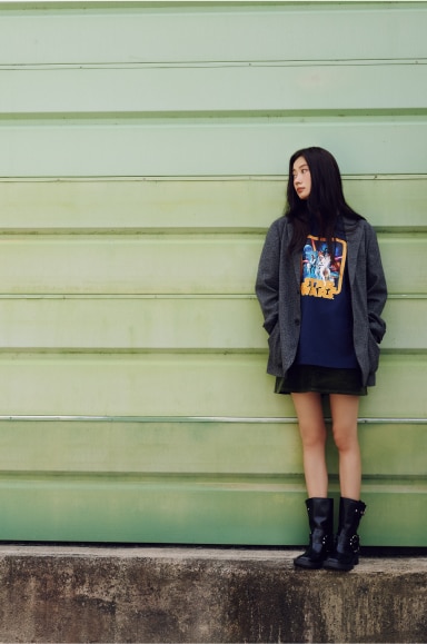 패션 크리에이터의 가을 스타일링