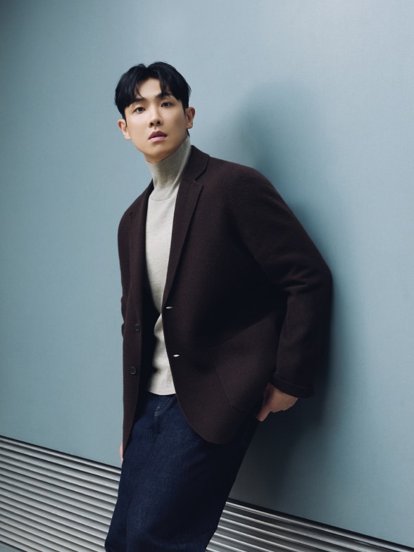유니클로 니트 셔츠 시즌룩