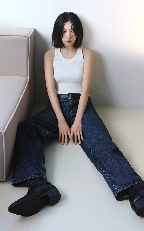 유니클로 청바지