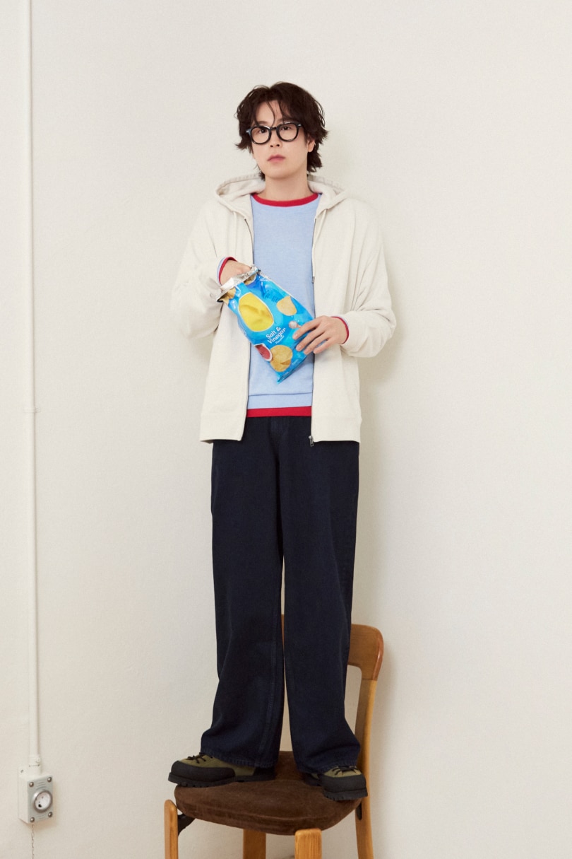 워셔블코튼블렌드크루넥스웨터