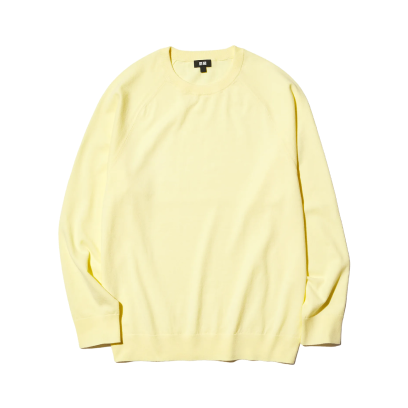 워셔블코튼블렌드크루넥스웨터