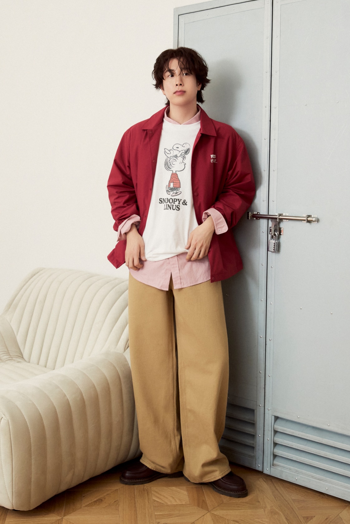 와이드 스트레이트컬러진