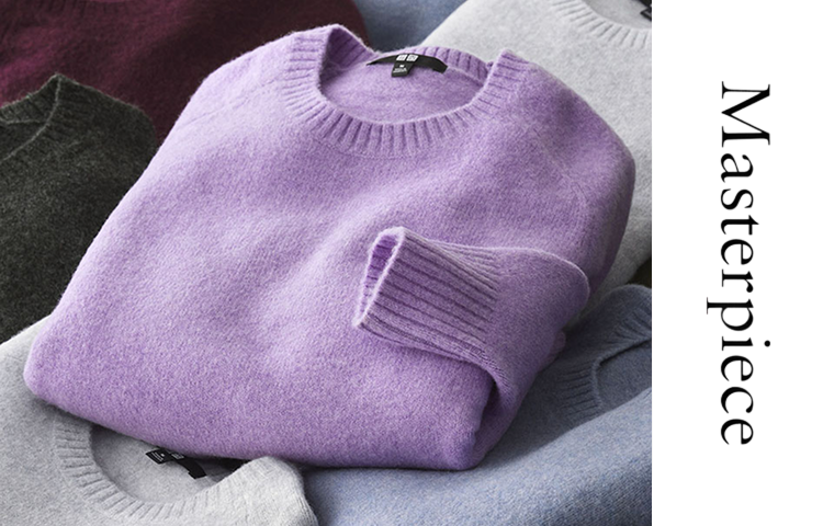 '섬유의 보석'이라 불리는유니클로 수플레얀니트 