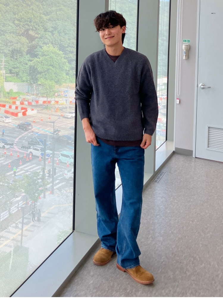 유니클로 수플레얀 니트