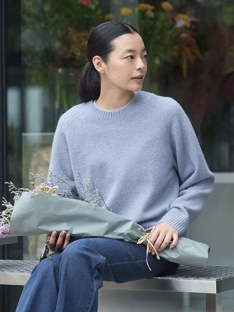 유니클로 수플레얀 니트