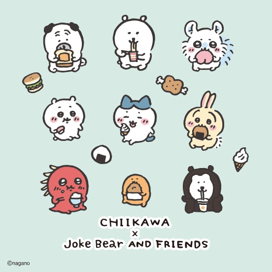 Lineup CHIIKAWA x JOKE BEAR AND FRIENDS