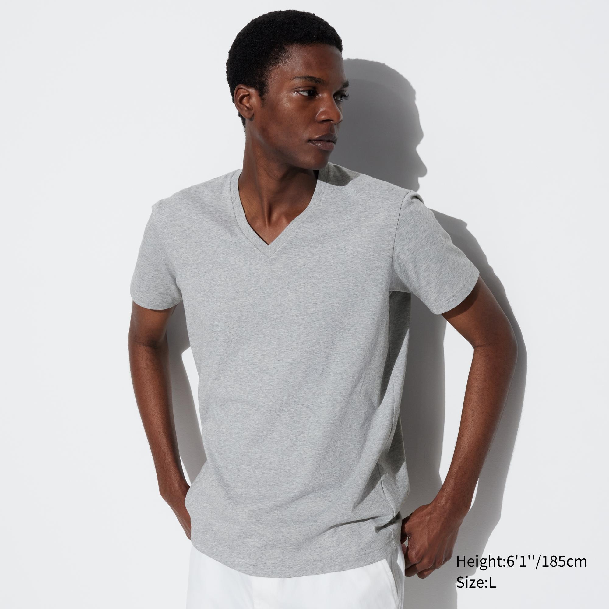 Uniqlo grey 2025 t shirt