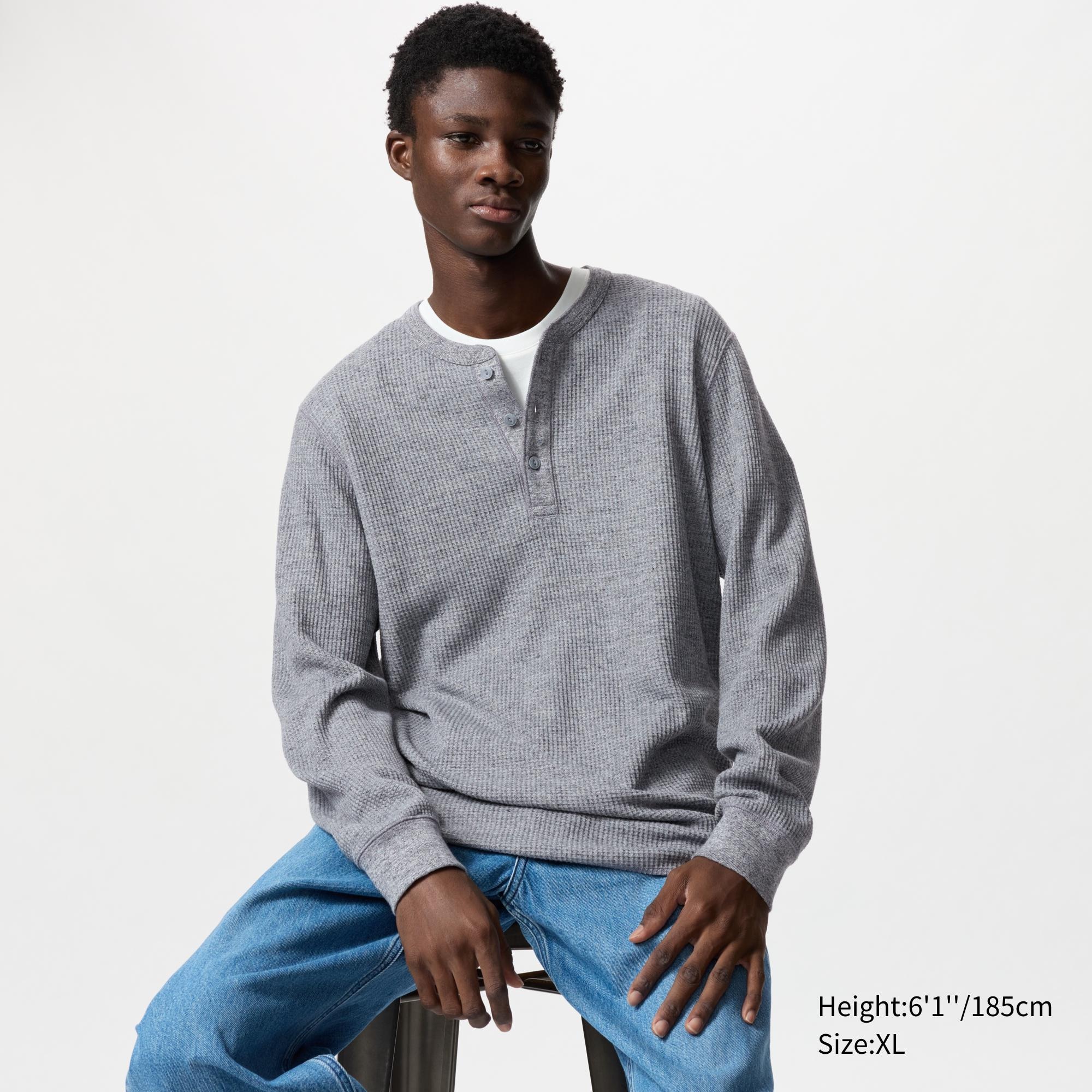 uniqlo waffle long sleeve