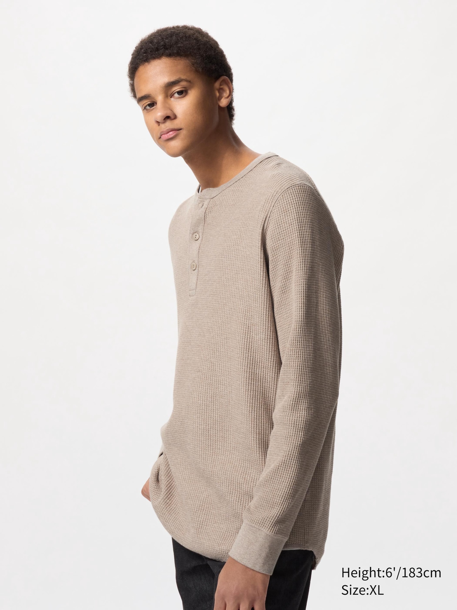 Henley shirt uniqlo hotsell