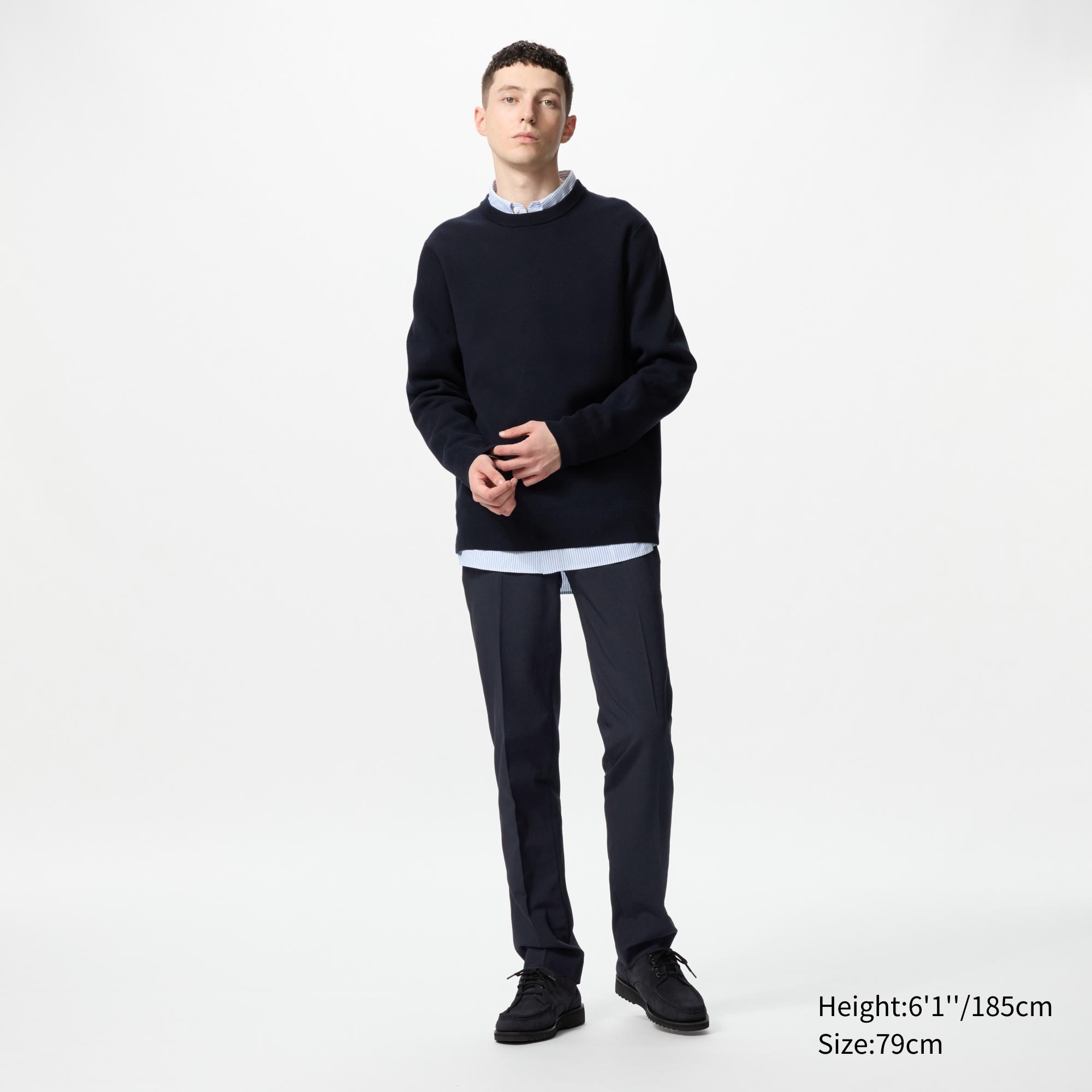 uniqlo stretch wool pants