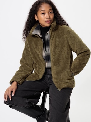 Fluffy Yarn Fleece Full-Zip Jacket