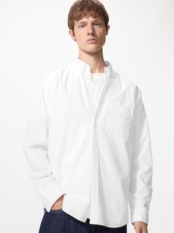 Cotton Broadcloth Shirt | Long Sleeve | Button Down