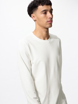 HEATTECH Extra Warm Cotton Crew Neck T-shirt | Long Sleeve