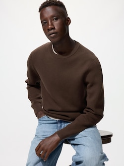Washable Milano Ribbed Crew Neck Sweater