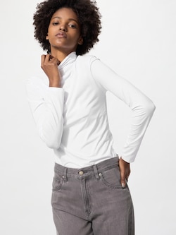 AIRism UV Protection High Neck T-shirt | Long Sleeve