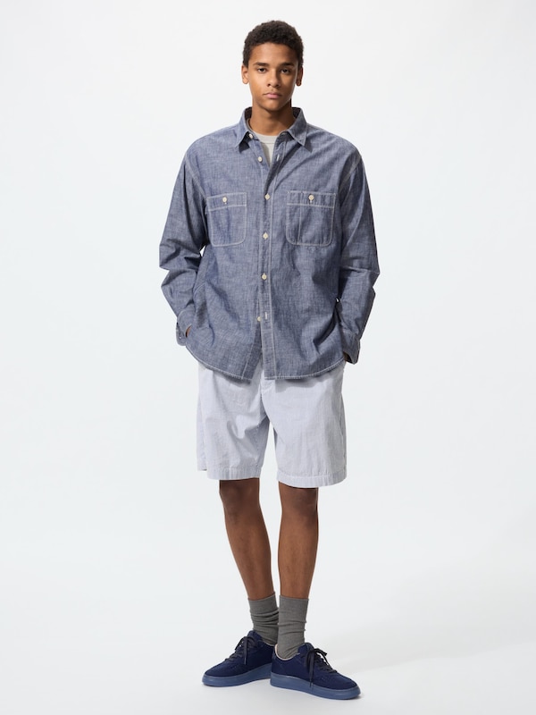 Stretch Easy Shorts | Seersucker | Stripe