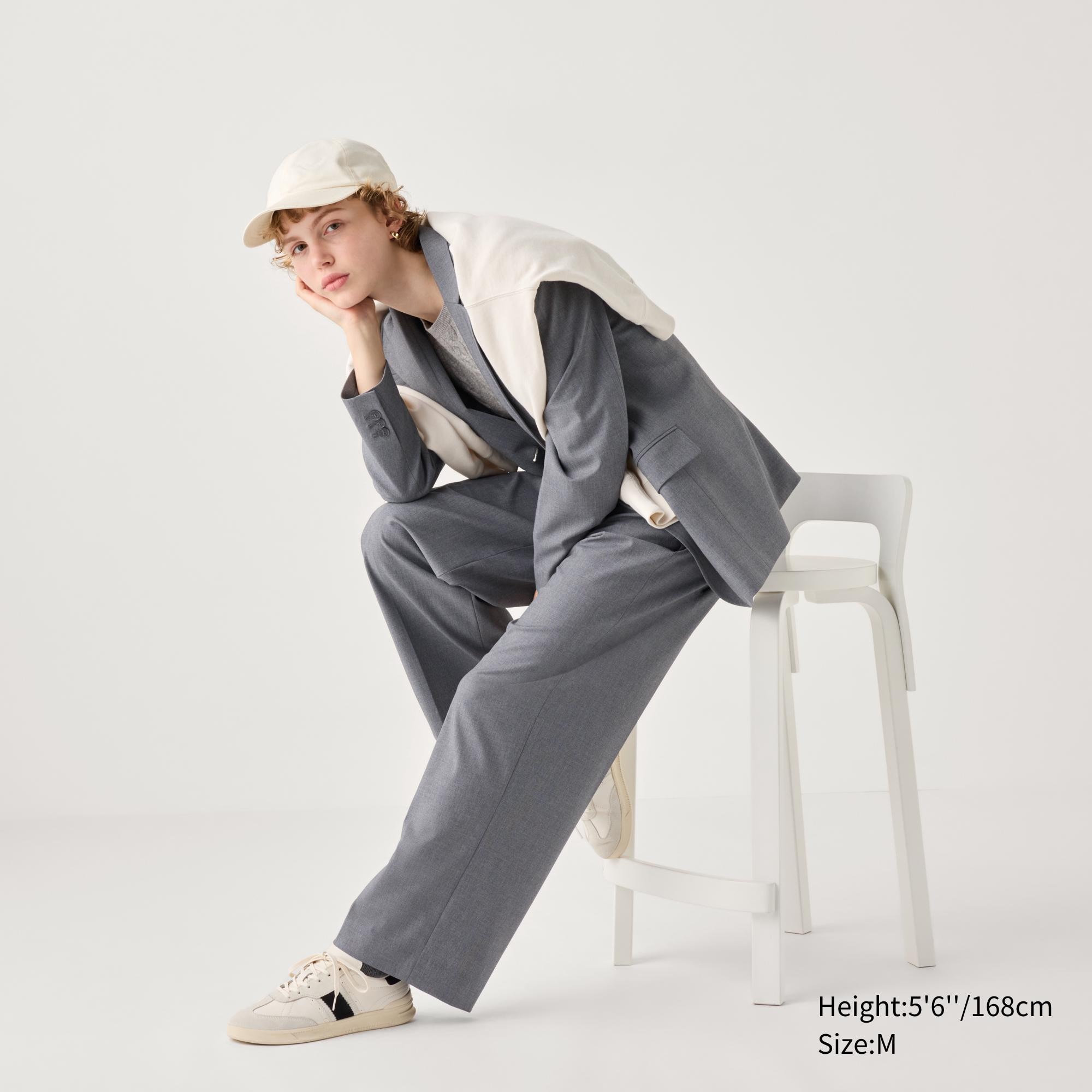 Uniqlo women hot sale pleated pants