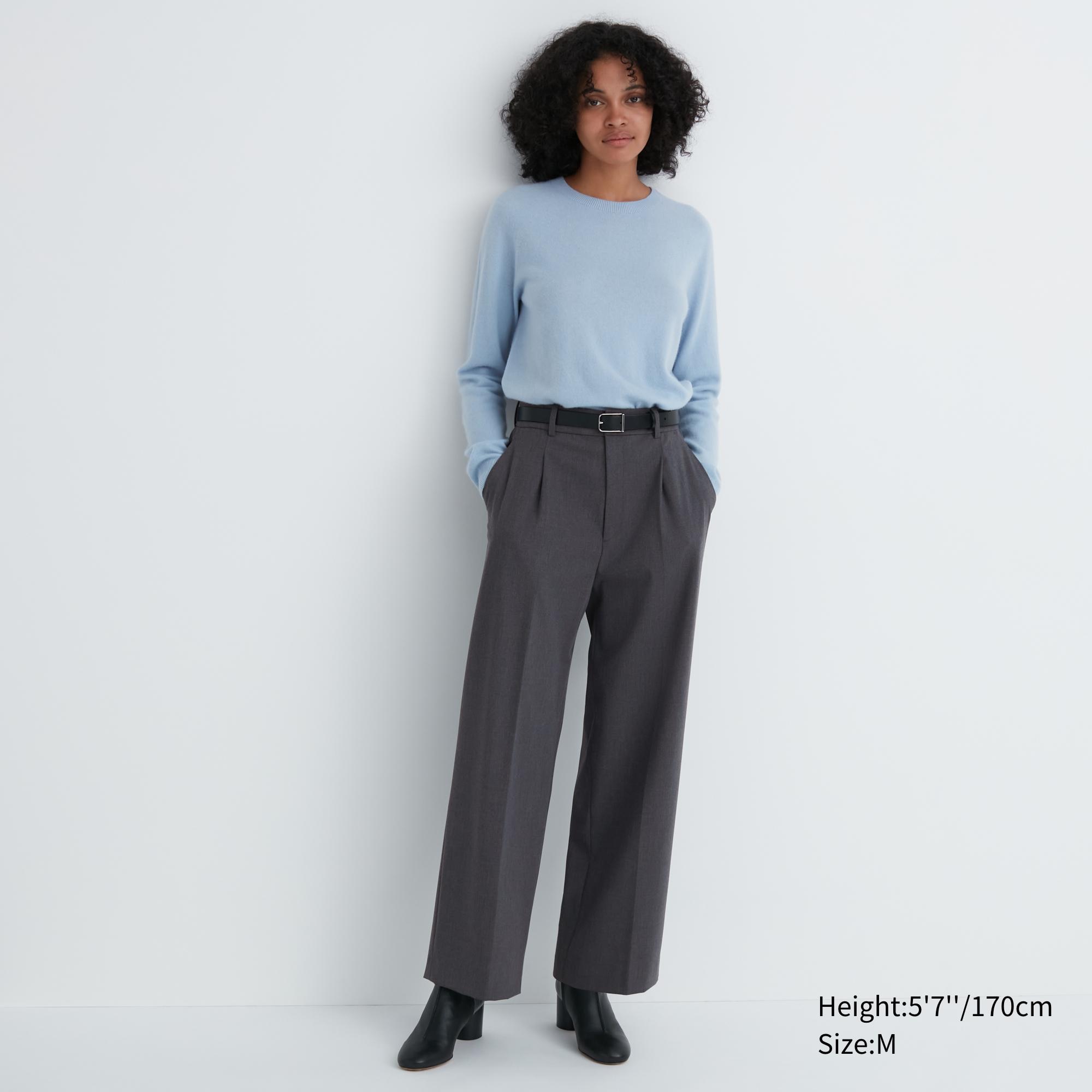 Best work trousers Uniqlo pleated trousers that TikTok loves