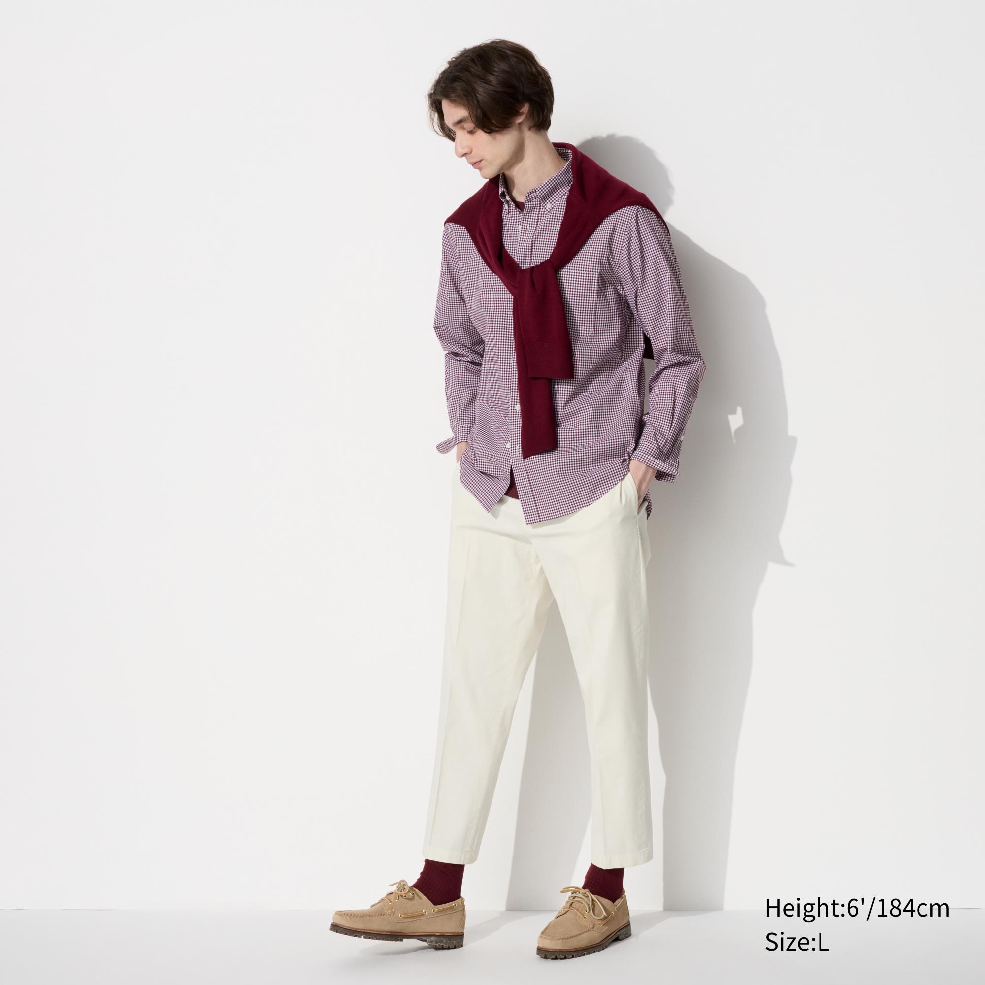 Uniqlo men's relaxed hot sale ankle pants