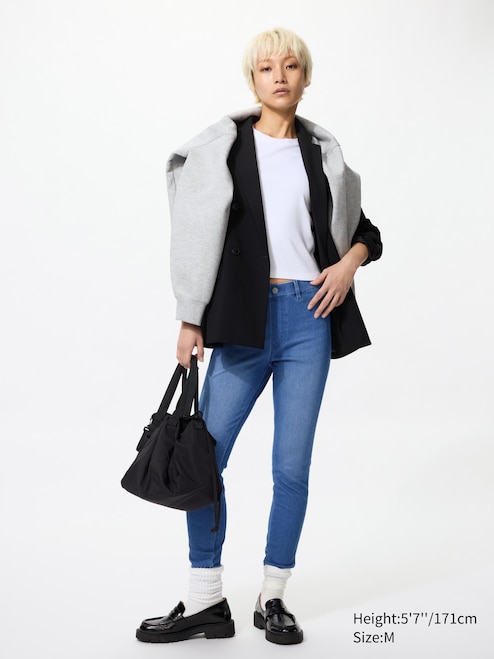 WOMEN'S ULTRA STRETCH LEGGINGS PANTS DENIM UNIQLO MY