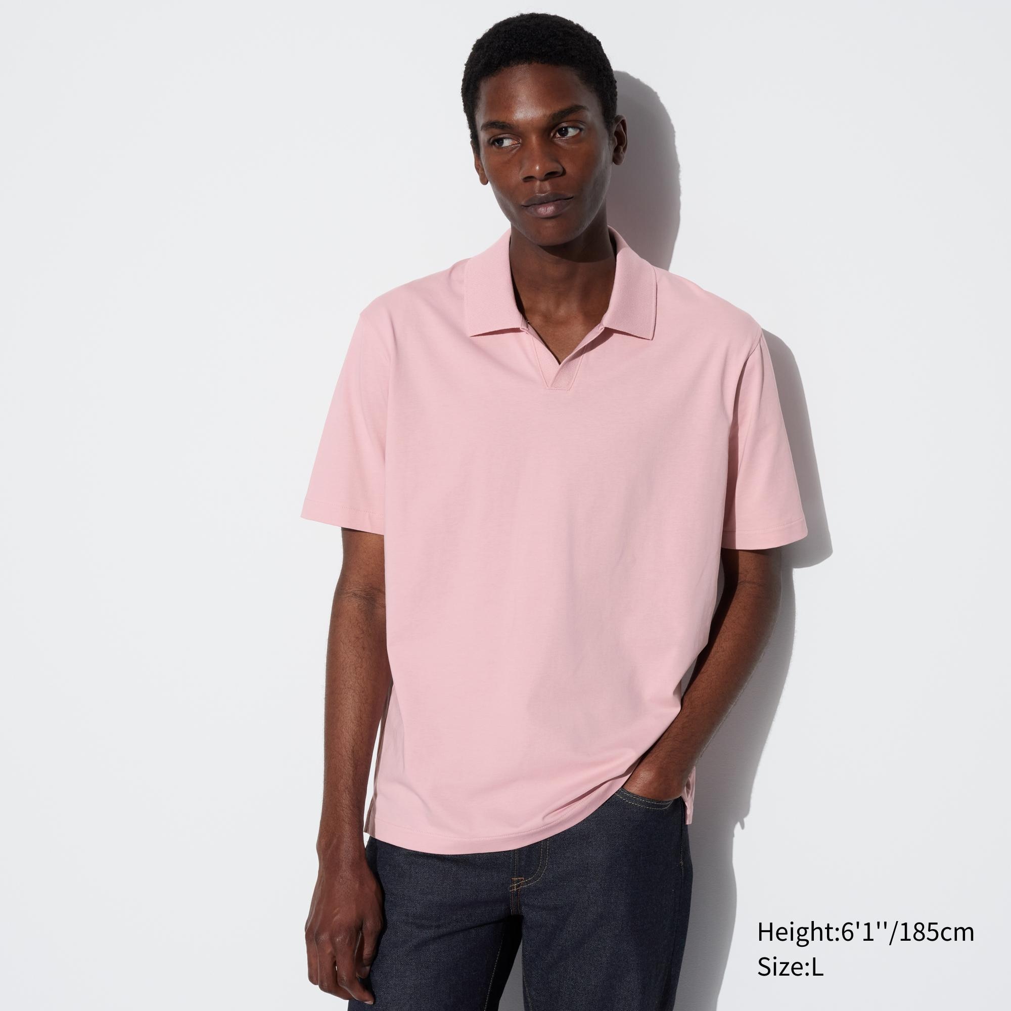 Pink hotsell polo shirt