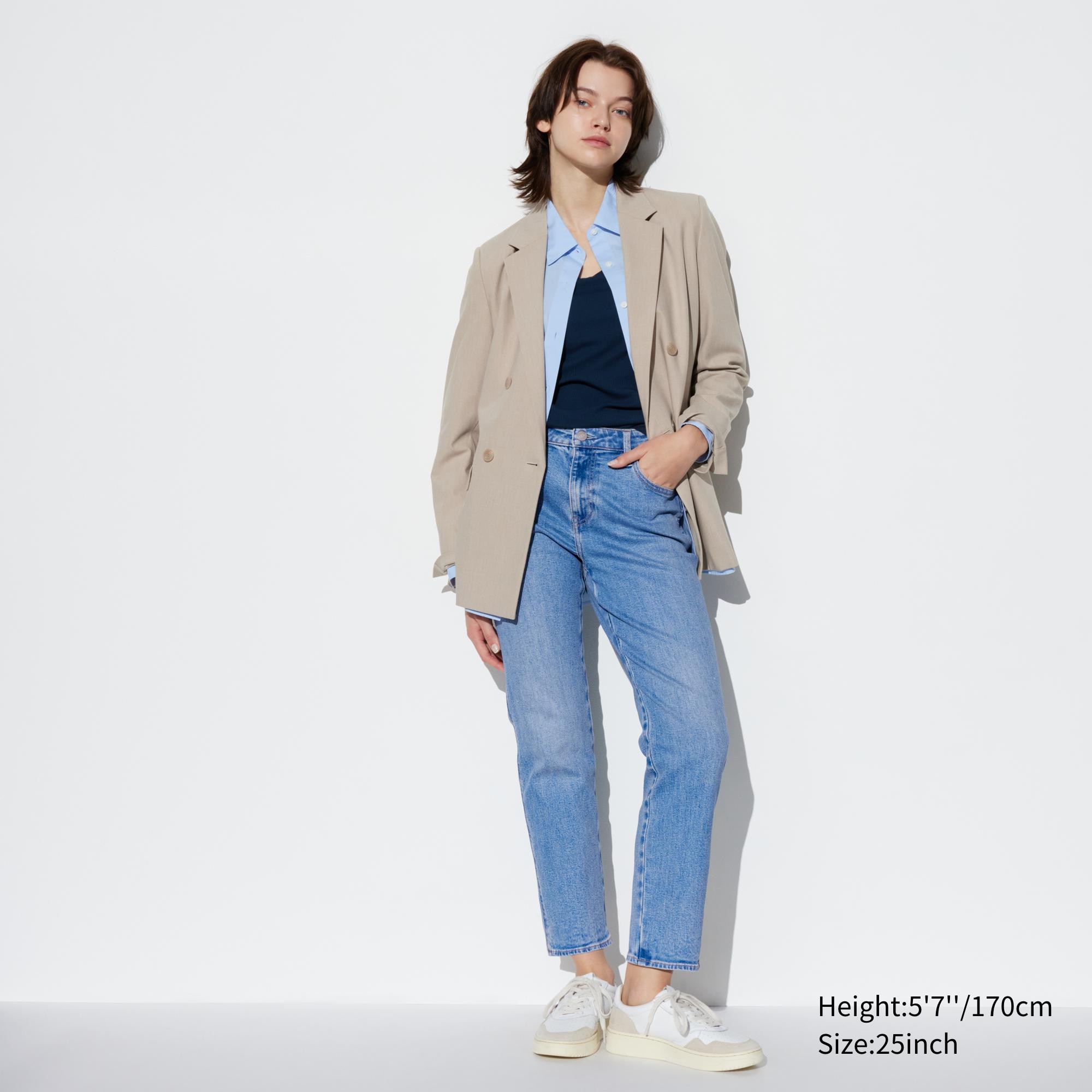 WOMEN'S STRETCH SLIM ANKLE JEANS | UNIQLO MY