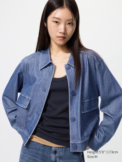 WOMEN'S JERSEY RELAXED JACKET UNIQLO MY