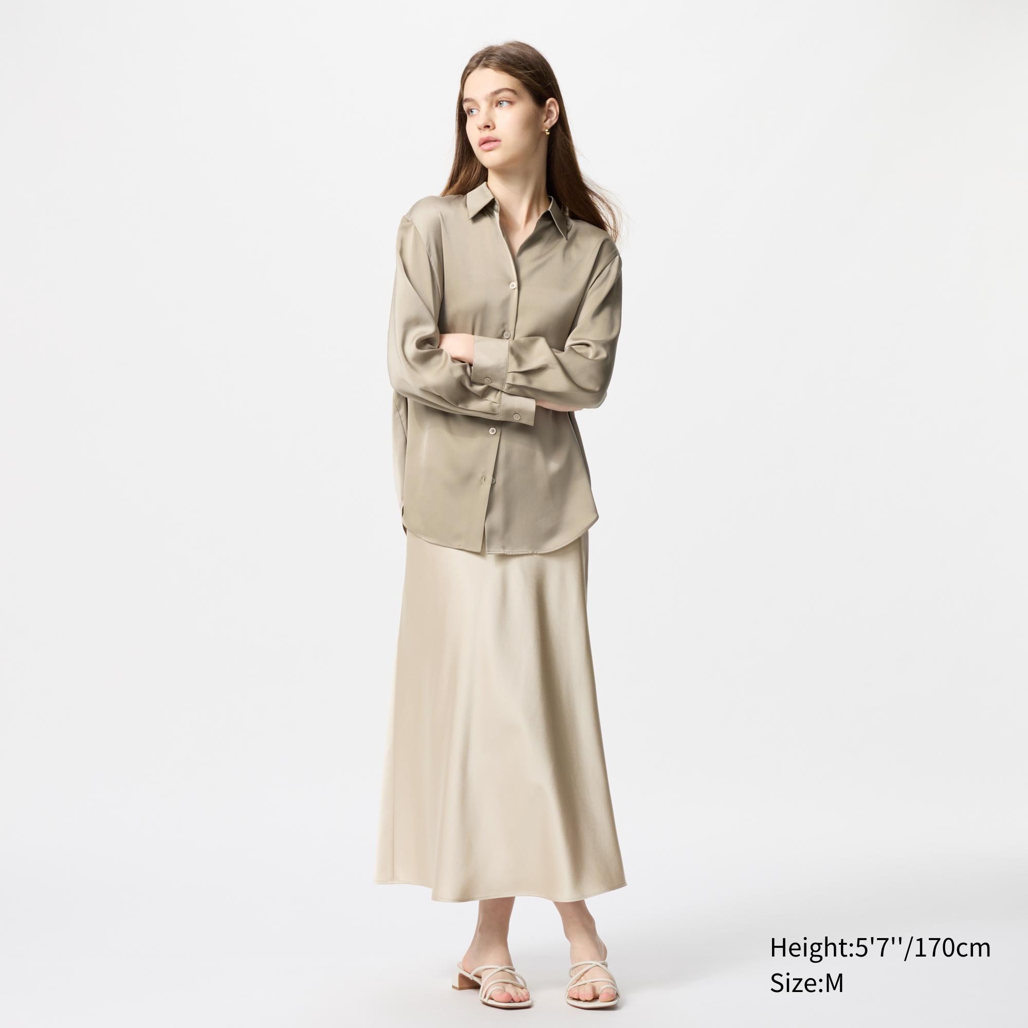 WOMEN'S SATIN SKIRT | CO-ORD | UNIQLO MY