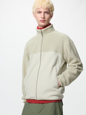 Fleece Full-Zip Jacket | Bicolour