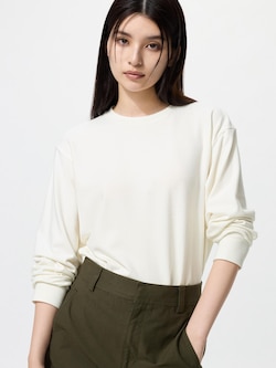 Soft Knitted Fleece Crew Neck T-shirt