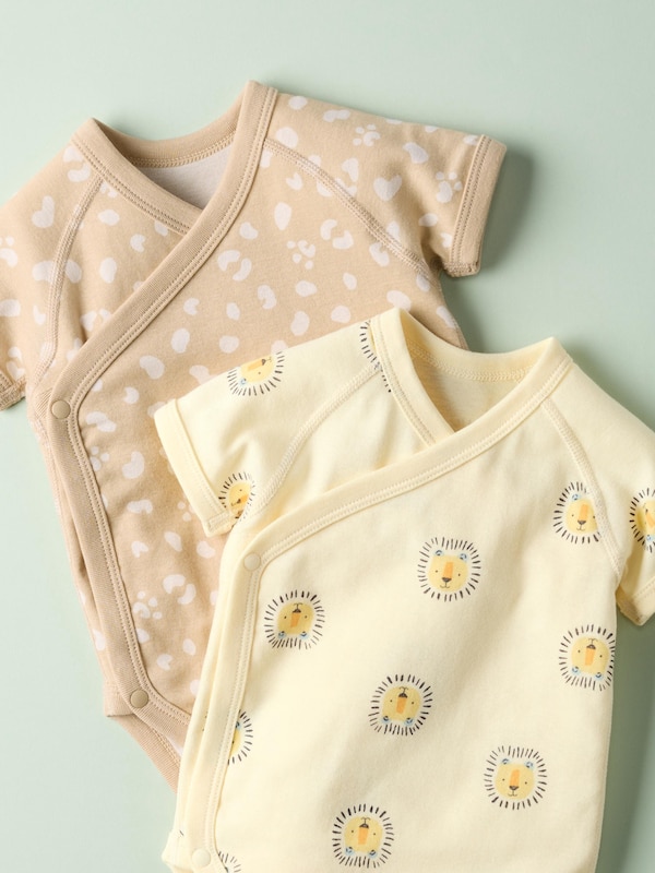 Joy of Print Bodysuit | Short Sleeve | Front Open
