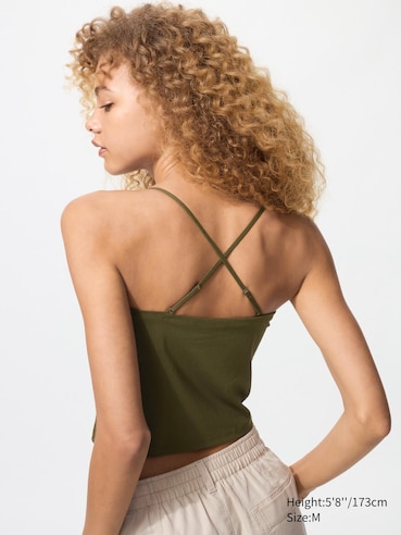 AIRism COTTON CROPPED BRA TUBE TOP