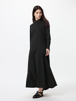 AIRism Cotton Flare Dress | Long Sleeve
