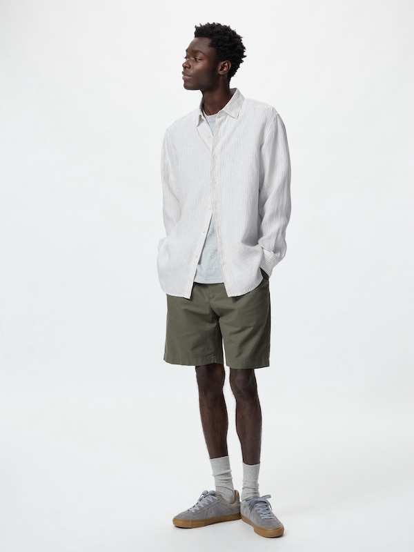 Premium Linen Shirt | Long Sleeve | Stripe