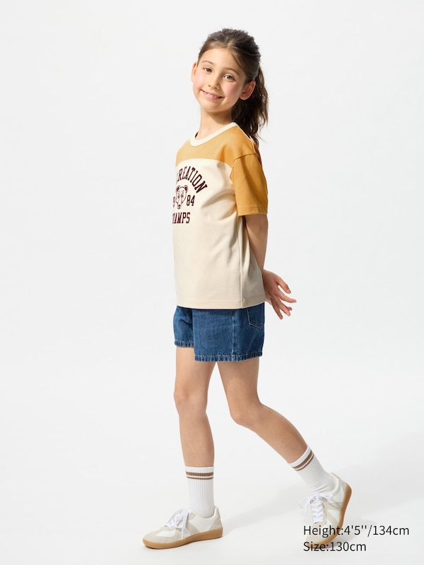 AIRism Cotton Graphic Crew Neck T-Shirt