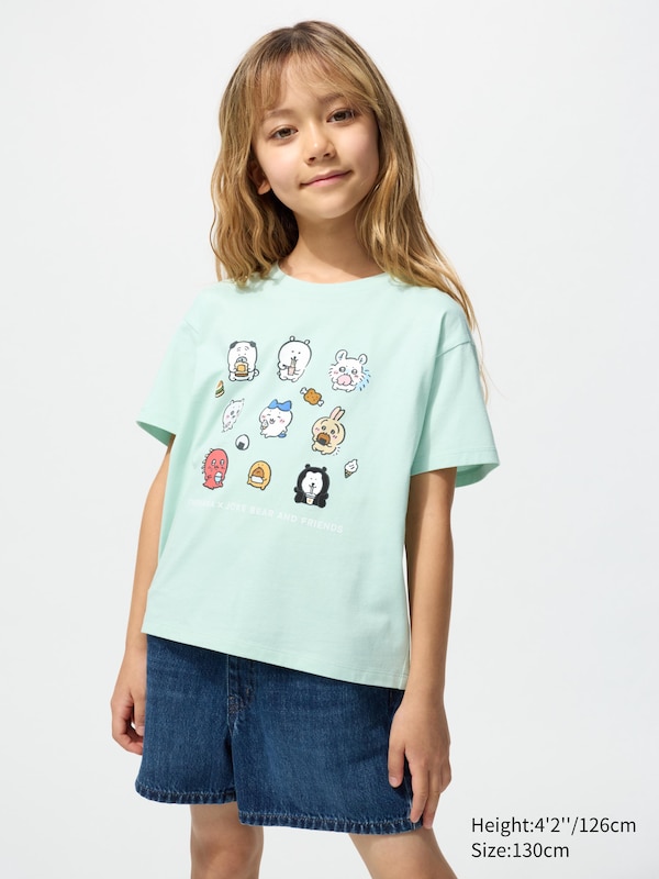 GIRLS CHIIKAWA x JOKE BEAR AND FRIENDS UT ( Short Sleeve Graphic T-shirt)