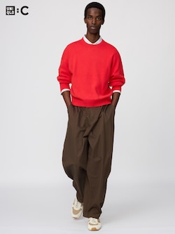 Smooth Cotton Crew Neck Sweater